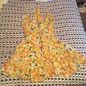 Cocktail Skater Floral Urban Outfitters Dress